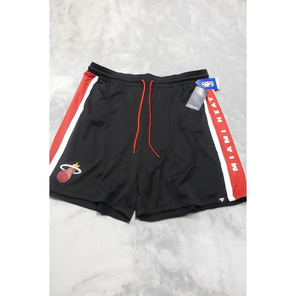 Miami Heat Men's Size 3XL‎ Black Fanatics Big&Tall Referee Iconic Mesh Shorts